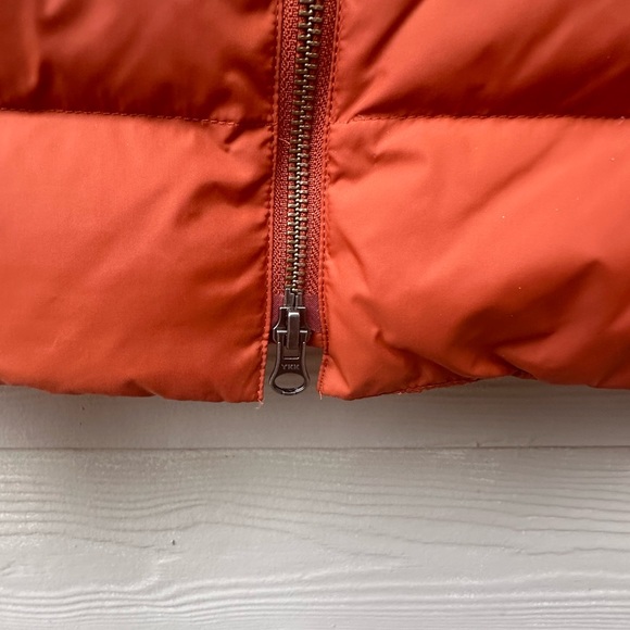 Eileen Fisher Down Vest Women's Small Burnt Orange Full Zip - Picture 5 of 9